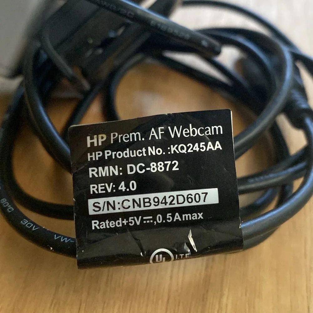 HP PREM AF USB WEBCAM (KQ245AA, DC-8872)